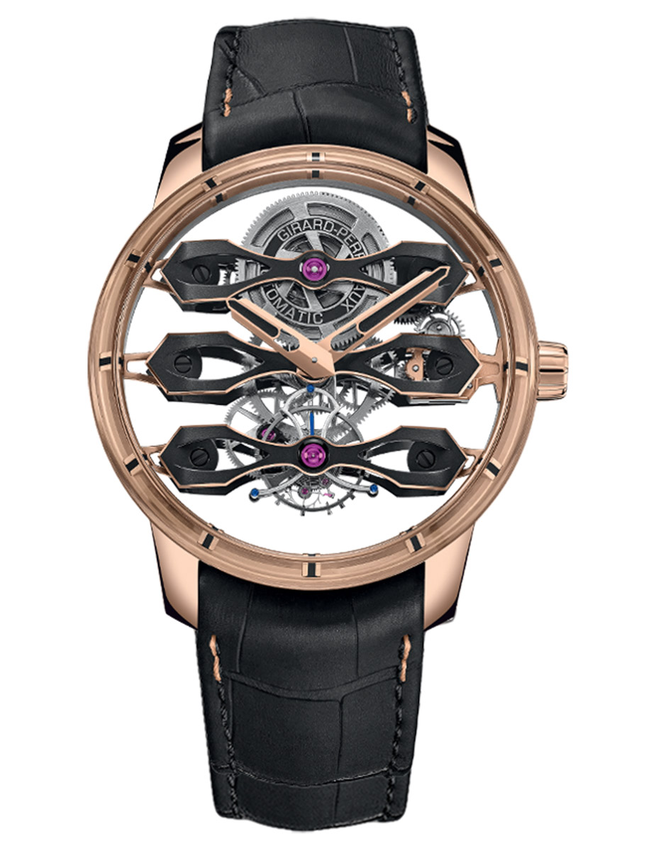 Girard perregaux three gold bridges sale