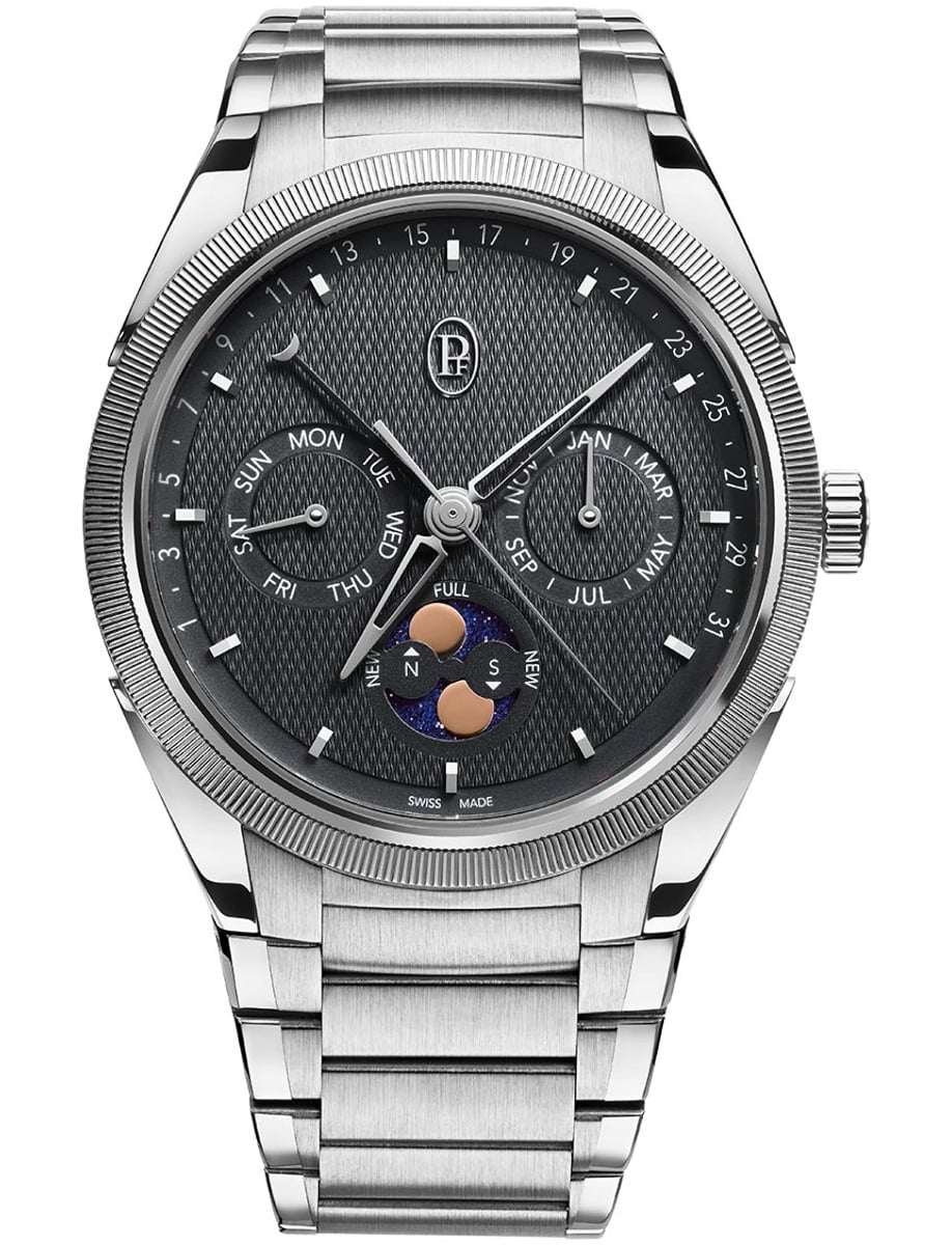 Tonda PF Annual Calendar Steel Platinum