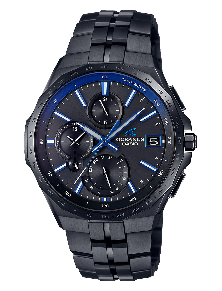 G-Shock Casio Oceanus Manta OCWS5000B-1A | Feldmar Watch Co.
