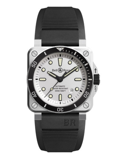 Bell & Ross Instruments BR0392-D-WH-ST/SRB