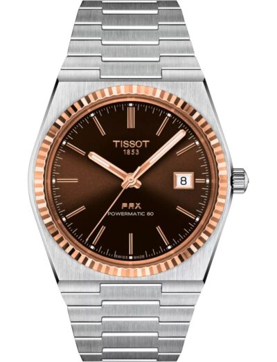 Tissot T-Classic PRX Powermatic 80 & Steel 18K Gold T931.407.41.291.00