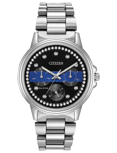 Citizen First Responders Thin Blue Line Multifunction Dial FD2041-54E