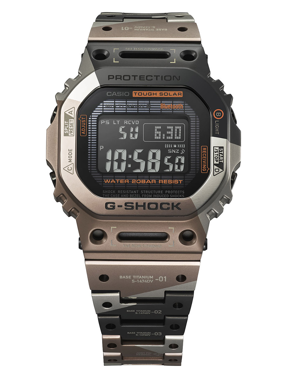 G-Shock Digital Casio G-Shock Full Metal Virtual Armor GMWB5000TVB1 ...