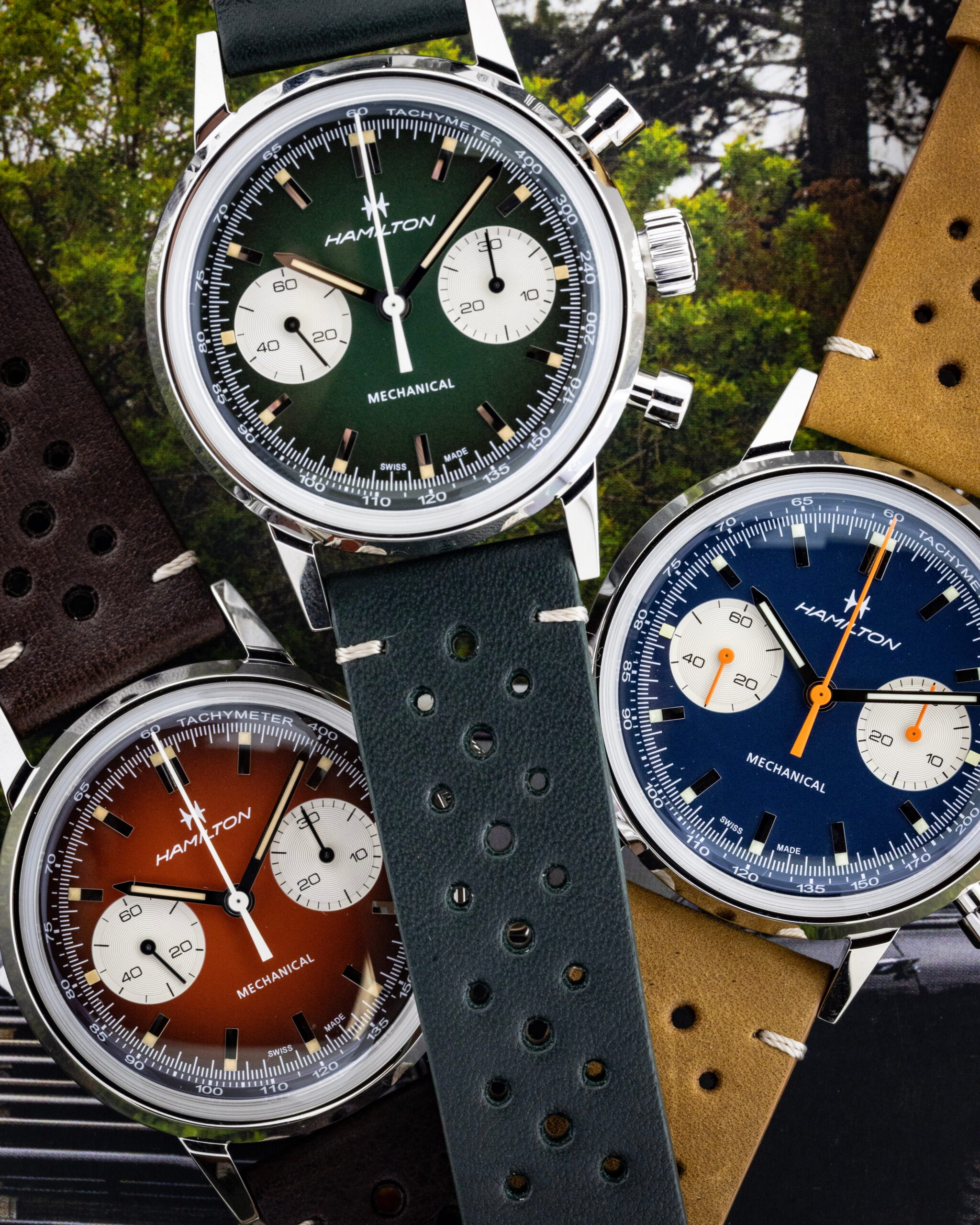 Hotlist image for Hamilton wristwatch with stainless steel case.