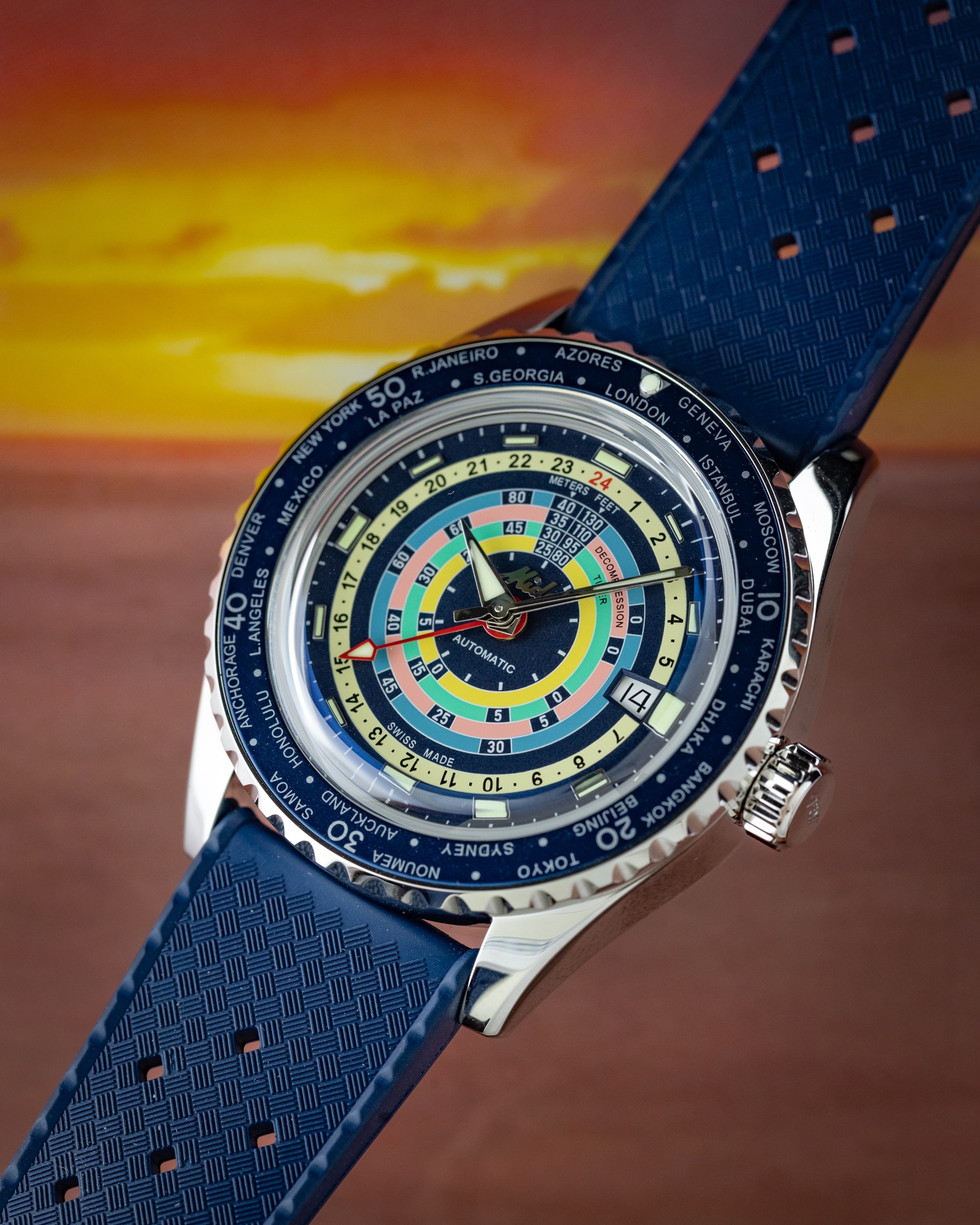 Mido Ocean Star Decompression Worldtimer M026.829.17.041.00 Hotlist