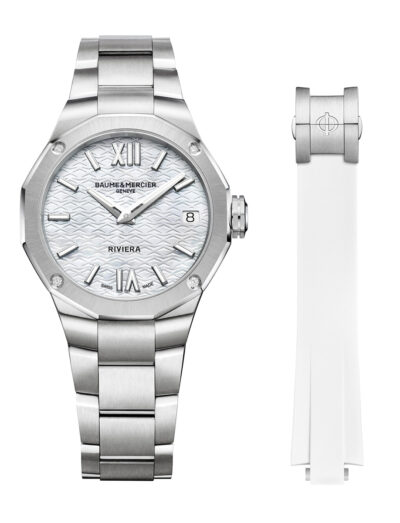 Baume & Mercier Riviera White Mother of Pearl 10745