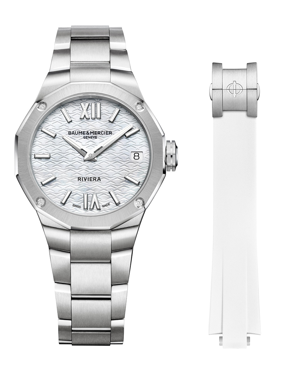 Baume & Mercier Riviera Riviera White Mother of Pearl | Feldmar