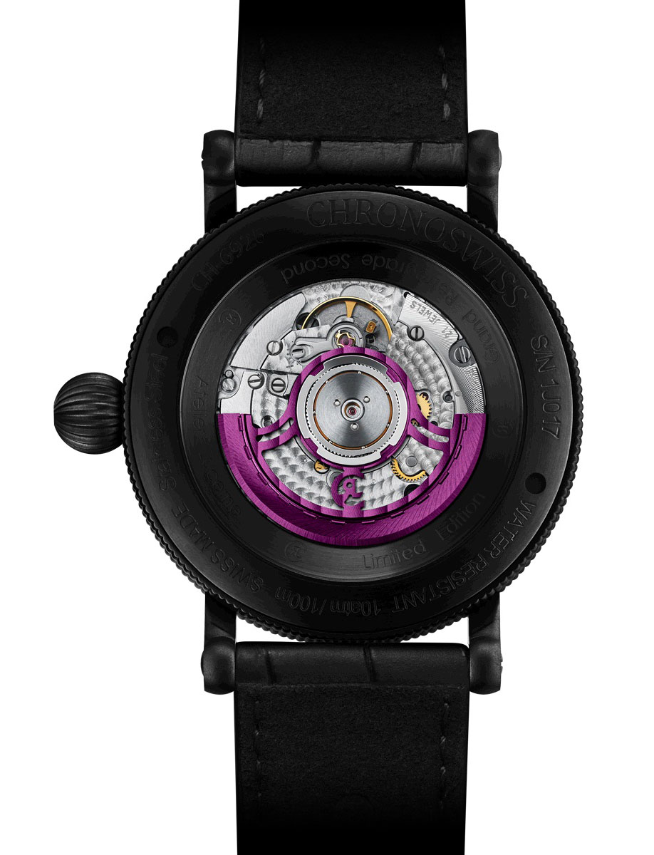 Chronoswiss Open Gear ReSec Candy Shop Limited Edition CH-6925M-COL Back