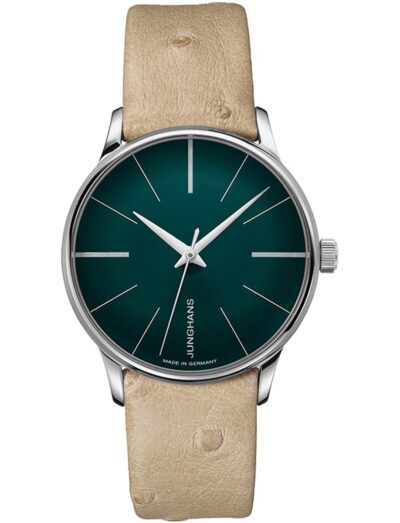 Junghans Meister Damen Automatic Macchiato Brown Ostrich Leather 27-3343.00
