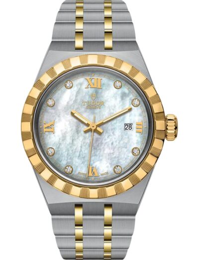 Tudor Royal 28mm White Mother-of-Pearl Dial with Diamond Hour Markers M28303-0007