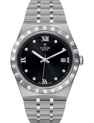 Tudor Royal 38mm Black Dial with Diamond Hour Markers M28500-0004