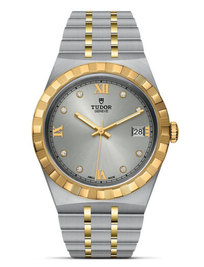 Tudor Royal 38mm Silver Dial with Diamond Hour Markers M28503-0002