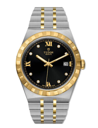 Tudor Royal 38mm Black Dial with Diamond Hour Markers M28503-0004