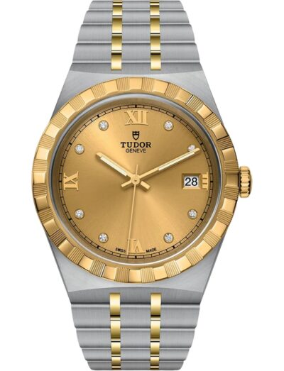 Tudor Royal 38mm Champagne Dial with Diamond Hour Markers M28503-0005