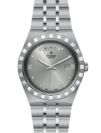 Tudor Royal 41mm Silver Dial with Diamond Hour Markers M28600-0002