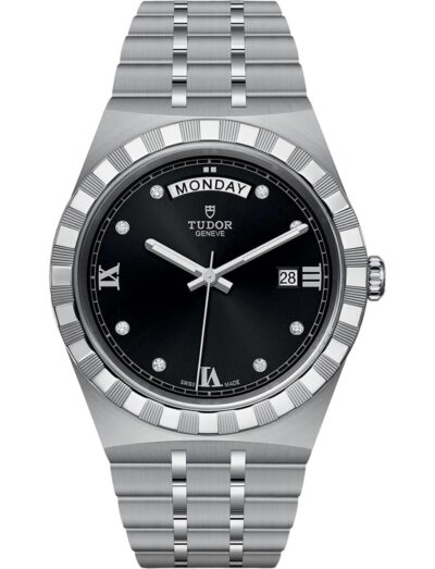 Tudor Royal 41mm Black Dial with Diamond Hour Markers M28600-0004