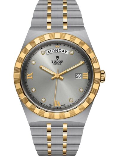 Tudor Royal 41mm Silver Dial with Diamond Hour Markers M28603-0002