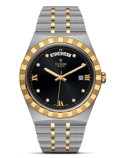Tudor Royal 41mm Black Dial with Diamond Hour Markers M28603-0005