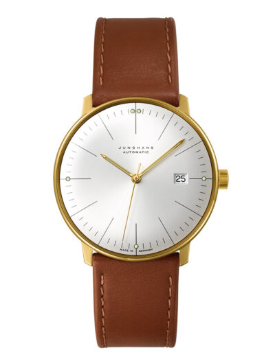 Junghans Max Bill Automatic Brown Leather Strap 27-7002.02