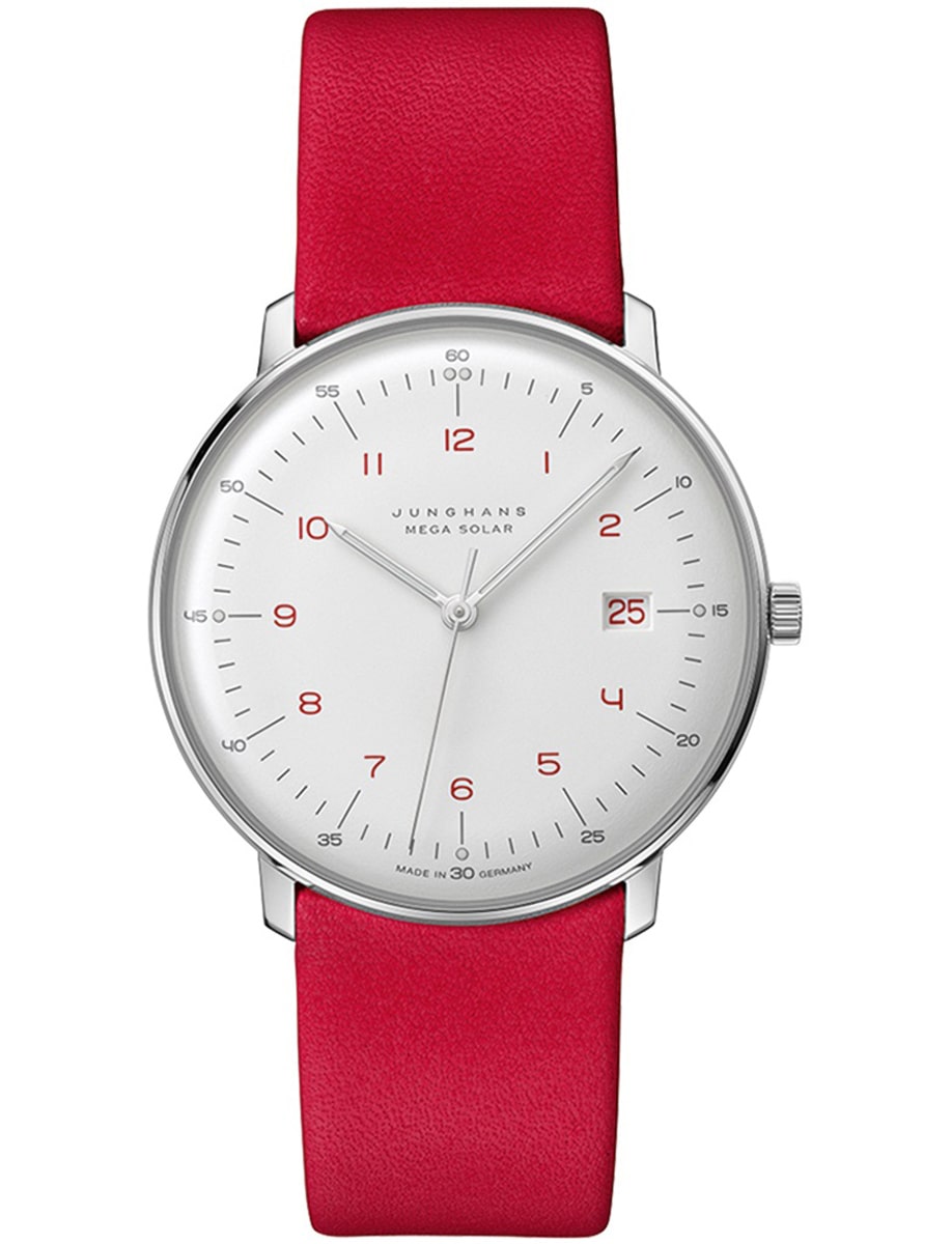 Max Bill Mega Solar Red Strap