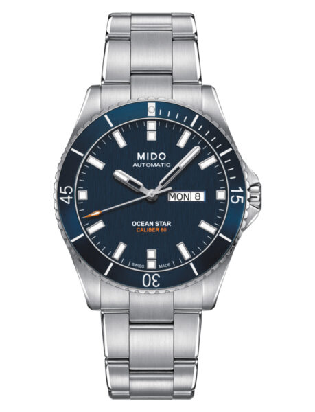 MIDO Ocean Star 200 diving watch blue dial