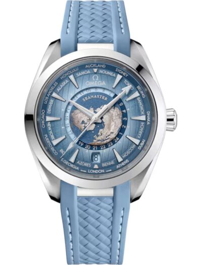 Omega Seamaster Aqua Terra 150M Co-Axial Master Chronometer GMT Worldtimer 43mm 220.12.43.22.03.002