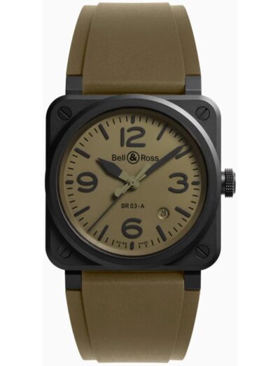 Bell & Ross Instruments BR 03 Military Ceramic BR03A-MIL-CE-SRB