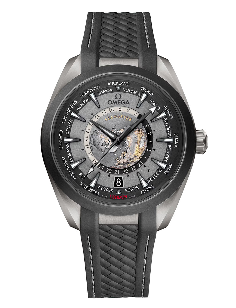 Aqua Terra 150M Co-Axial Master Chronometer GMT Worldtimer 43mm