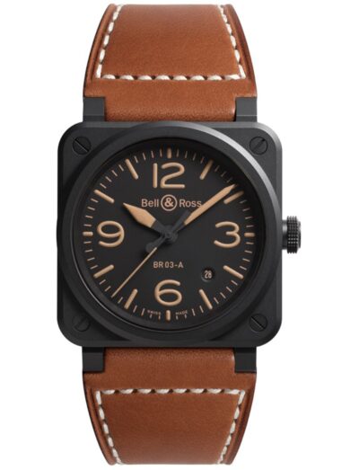 Bell & Ross Instruments New BR 03 Heritage BR03A-HER-CE-SCA