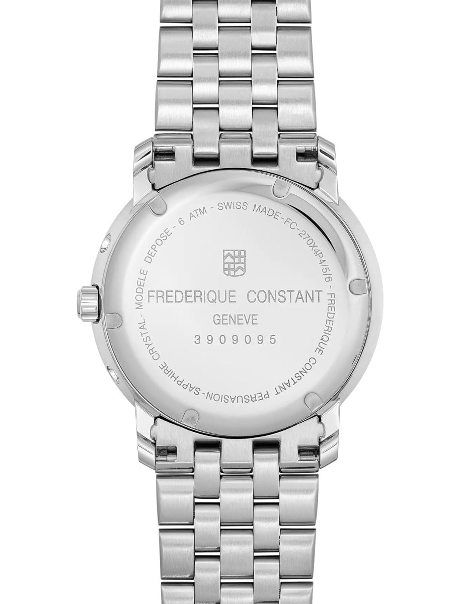 Frederique Constant Classics Index Business Timer FC-270N4P6B Back