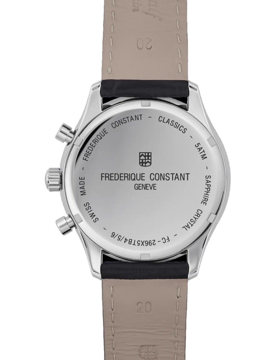 Frederique Constant Classics Quartz Chronograph Triple Calendar FC-296DG5B6 Back