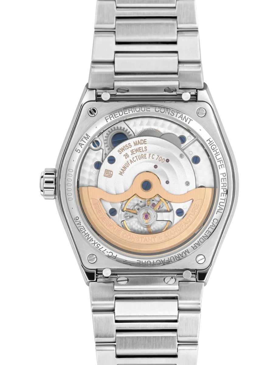 Frederique Constant HighlifePerpetual Calendar Manufacture FC-775BL4NH6B Back