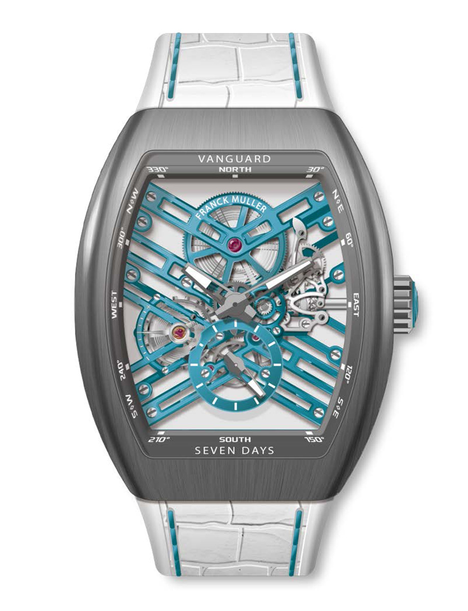 Franck muller vanguard seven days hot sale