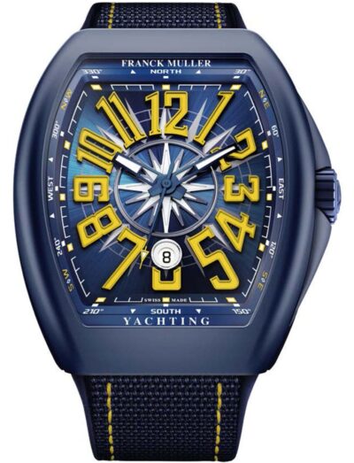 Franck Muller Men’s Collection Vanguard Yachting V45SCYACHCRBLMCBLBLY