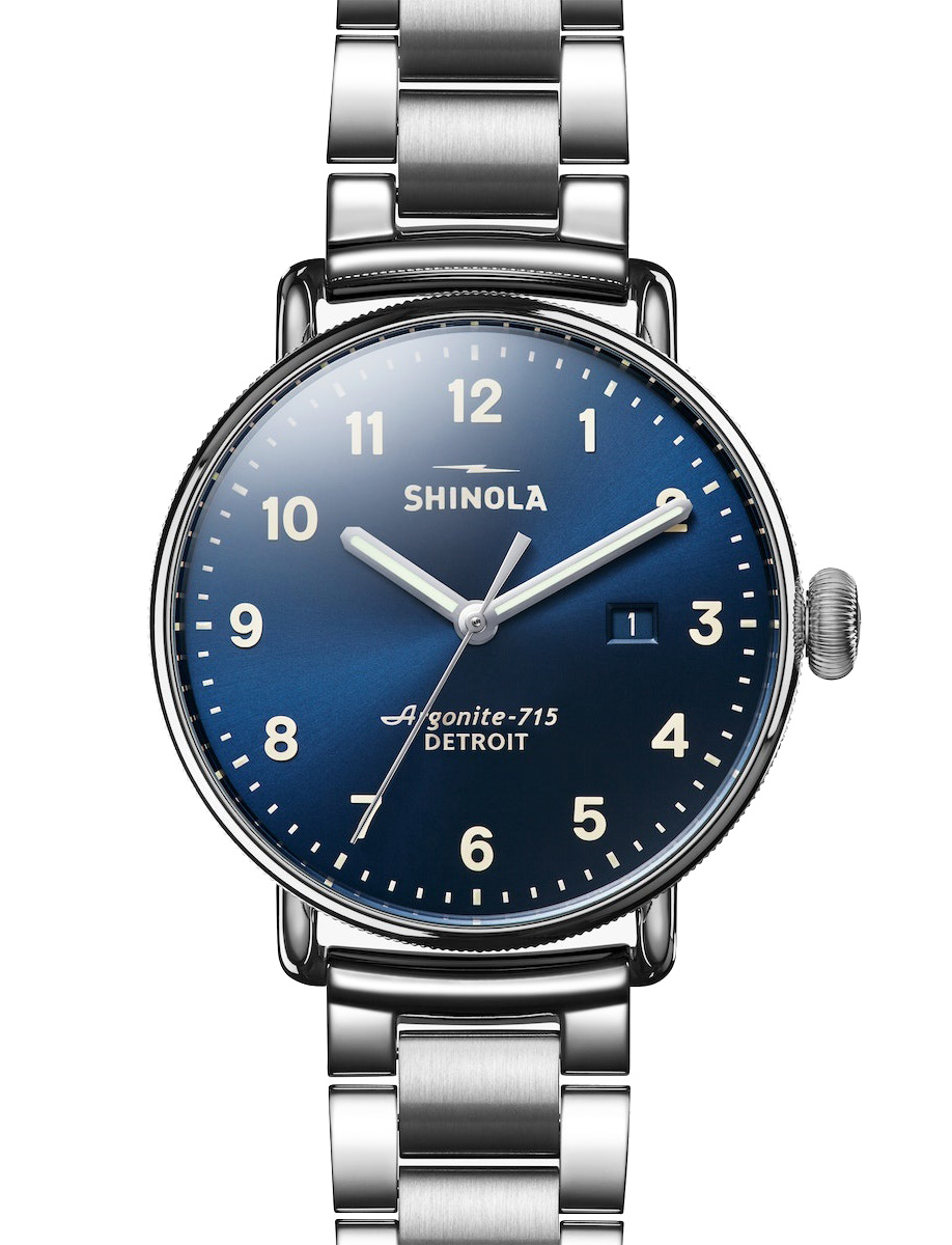 Canfield 43mm Blue Dial