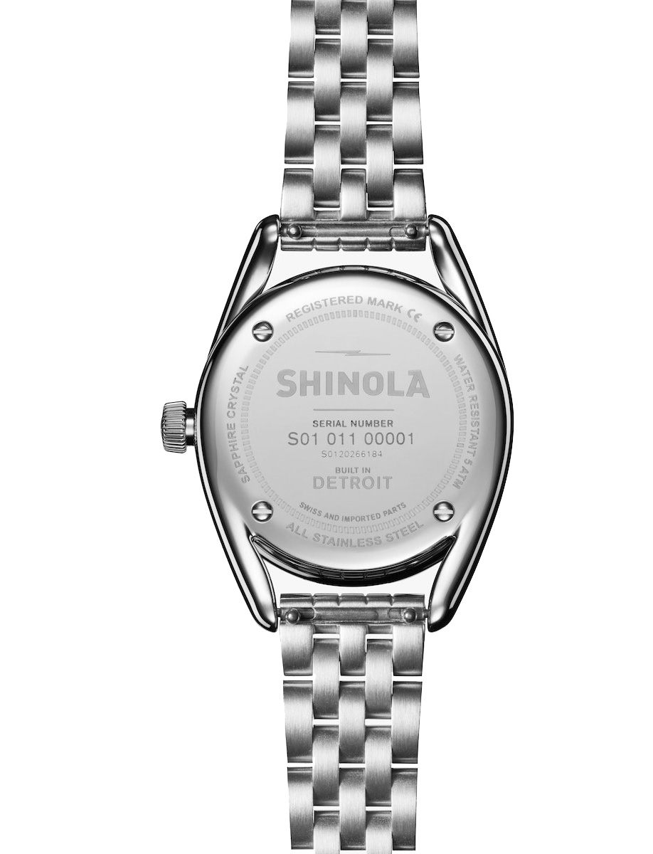 Shinola Derby The Diamond Dial Derby Stainless Steel 30mm 20266184-SDT-014251049 Back