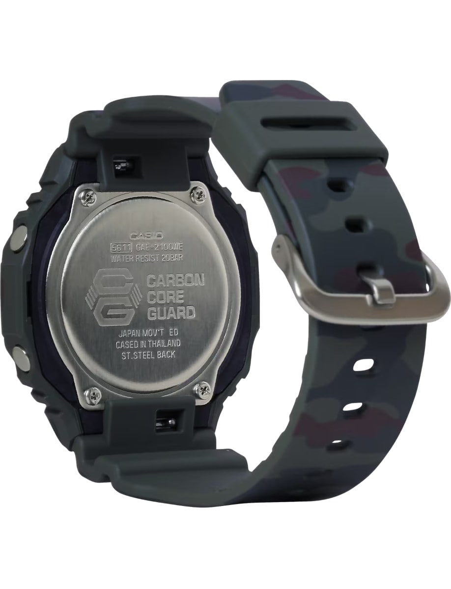 Casio G-Shock Analog-Digital 2100 Series GAE2100WE-3A Back