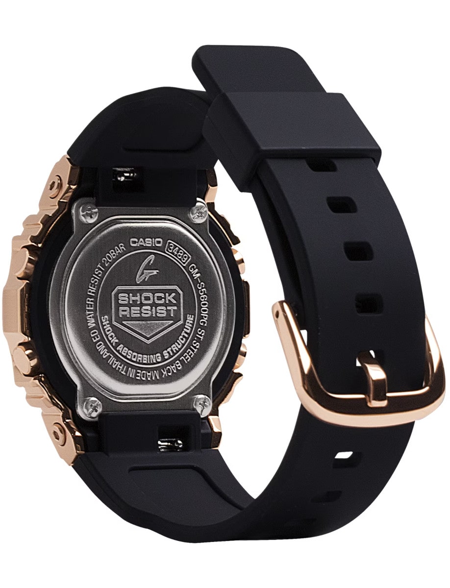 Casio G-Shock Metal Covered 5600 series GMS5600PG-1 Back