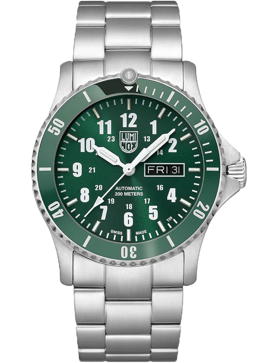 Automatic Sport Timer Green Automatic Dive Watch