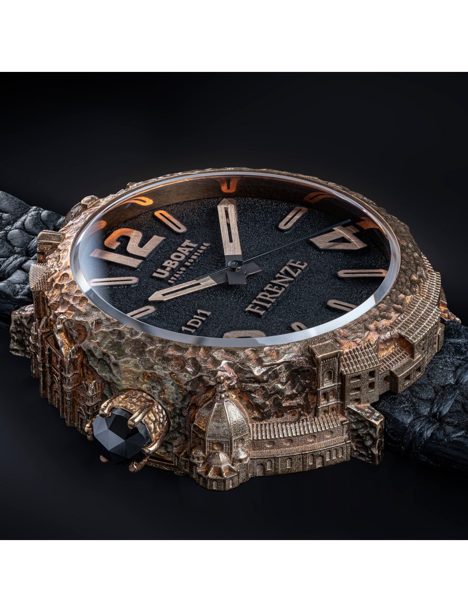 U-Boat Special Editions Firenze 45 Bronze Diamond FIBZQR Side