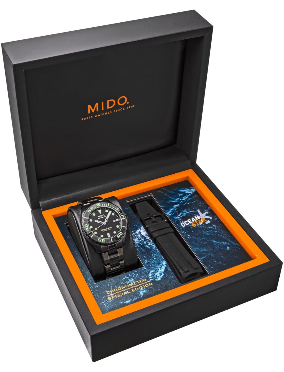 Mido Ocean Star 600 Chronograph M026.608.33.051.00 box