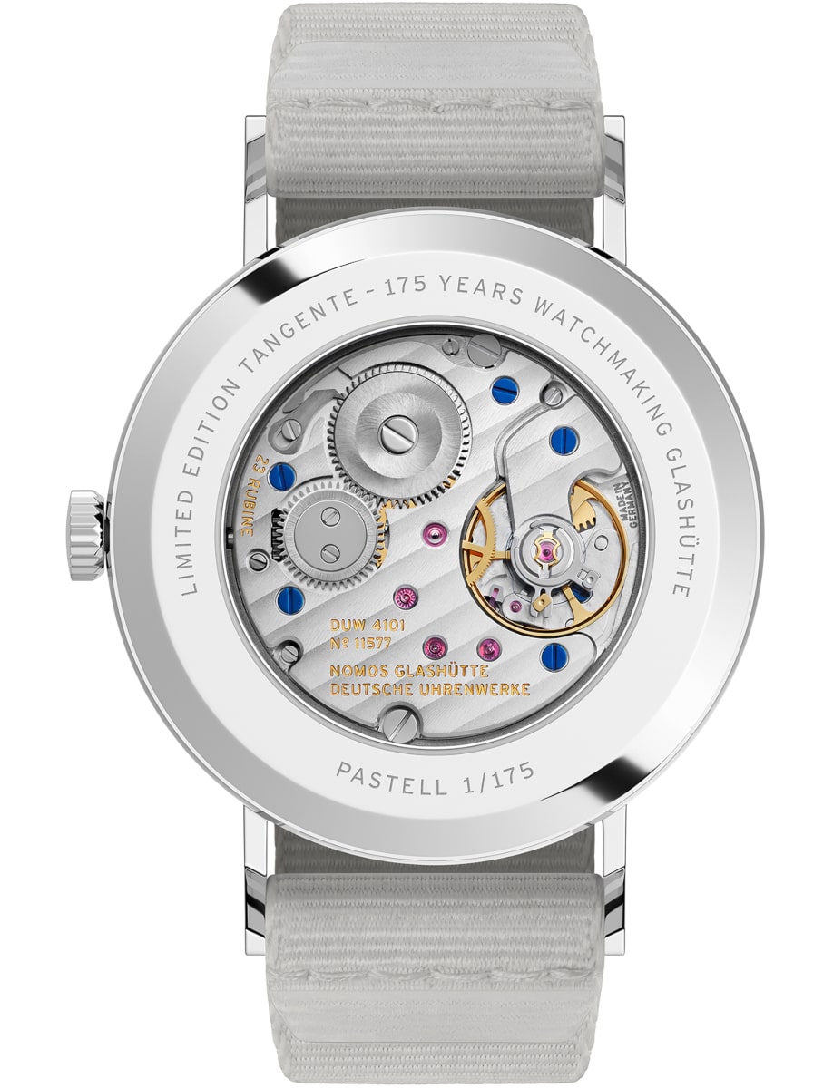 Nomos Tangente 38 date Pastell 179.S21 Back