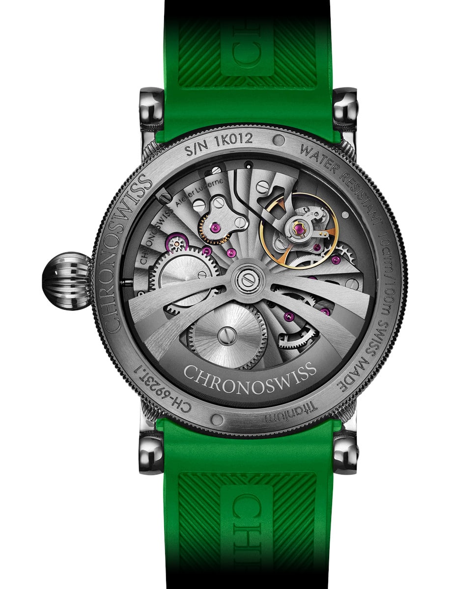 Chronoswiss ReSec Green Monster CH-6923T.1-GRBL back