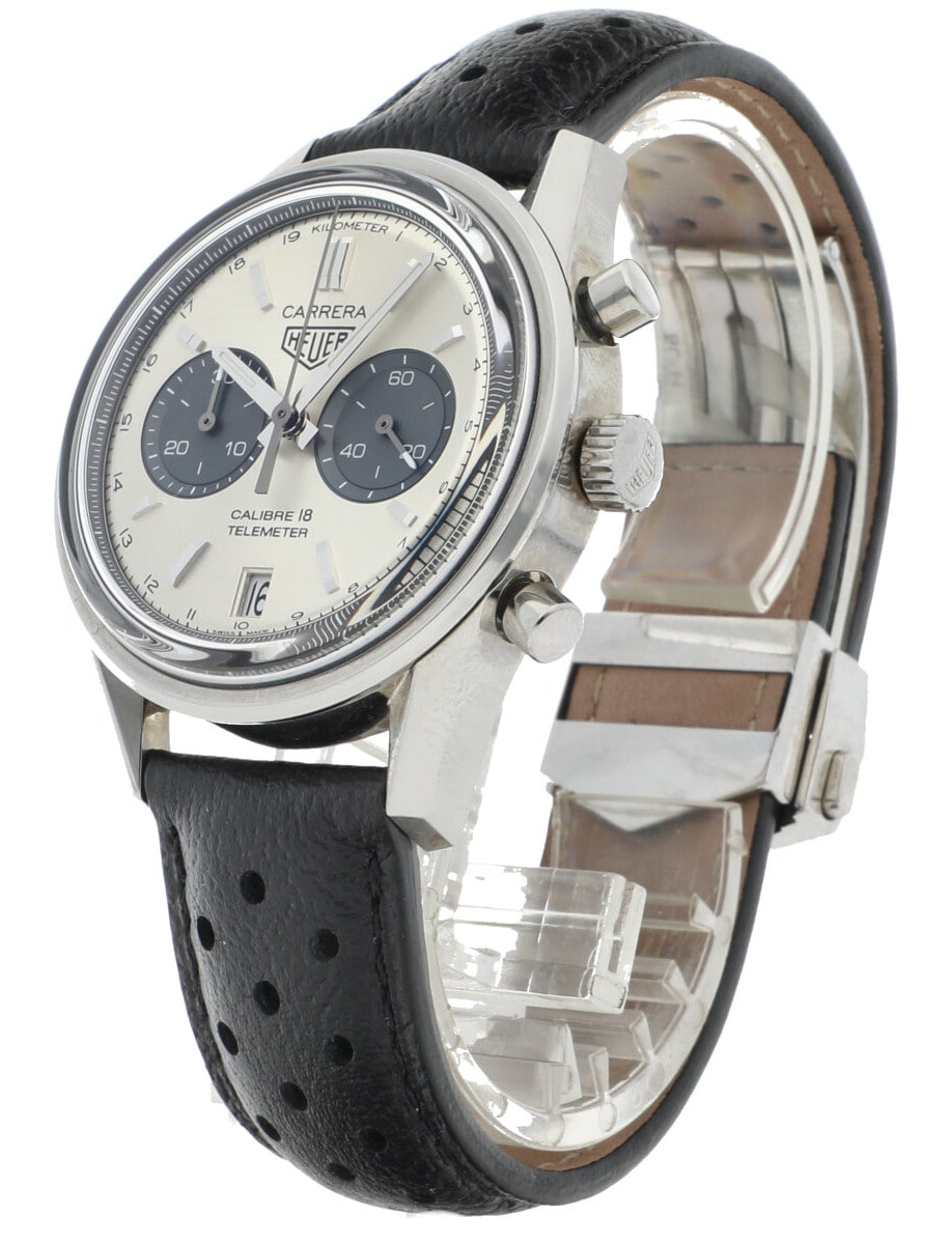 Pre-Owned TAG Heuer Heritage Carrera Chrono CAR221A.FC6353 side2