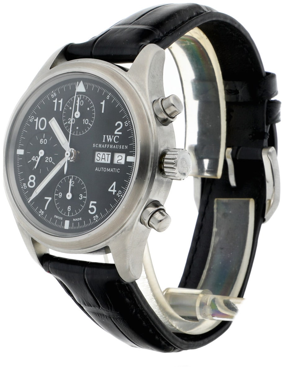 Pre-Owned IWC Pilot's Watch Fliegerchronograph IW370601 Left side