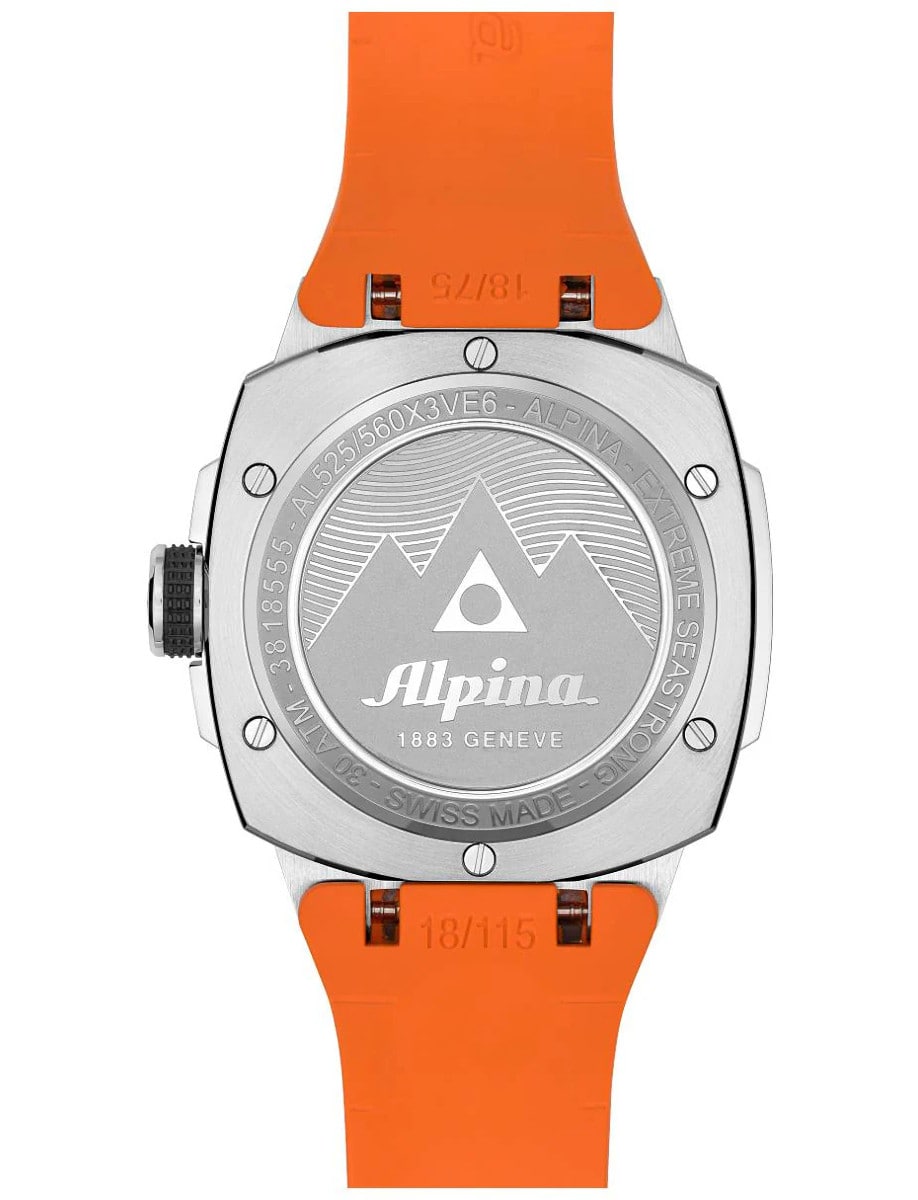 Alpina Seastrong Diver Extreme Automatic AL-525BO3VE6 back