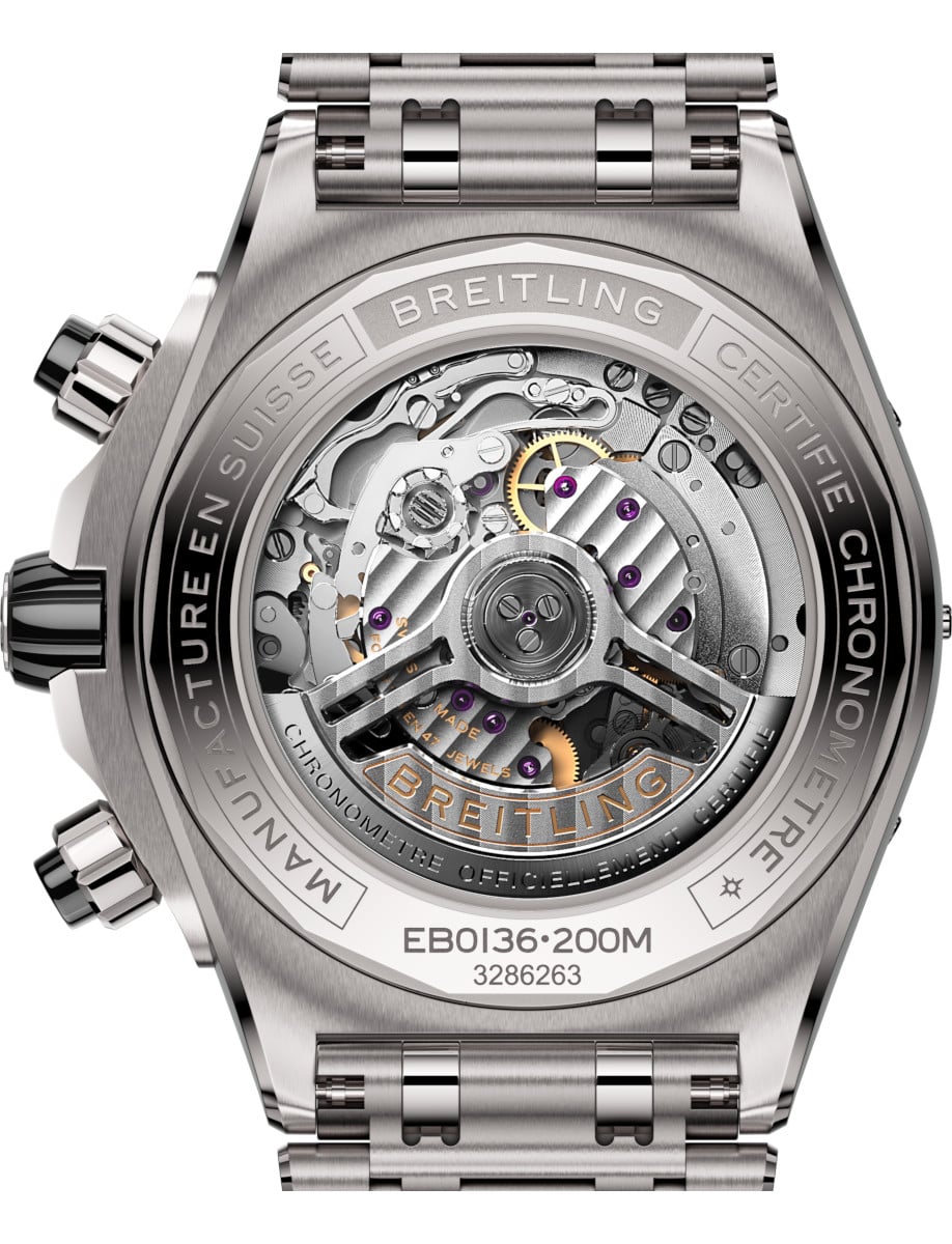 Breitling Super Chronomat Titanium B01 44 EB0136251M1E1 Back