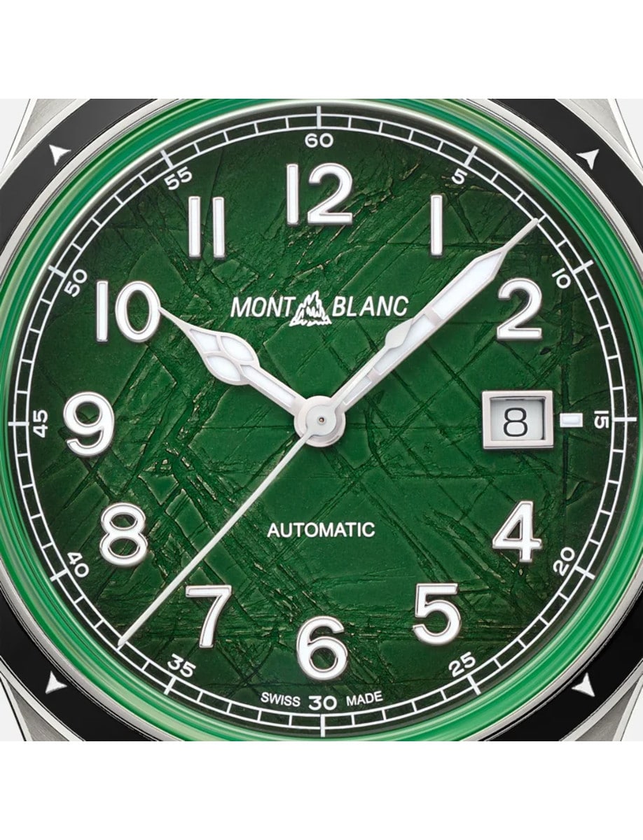 Montblanc 1858 Automatic Date 0 Oxygen MB133269 Dial