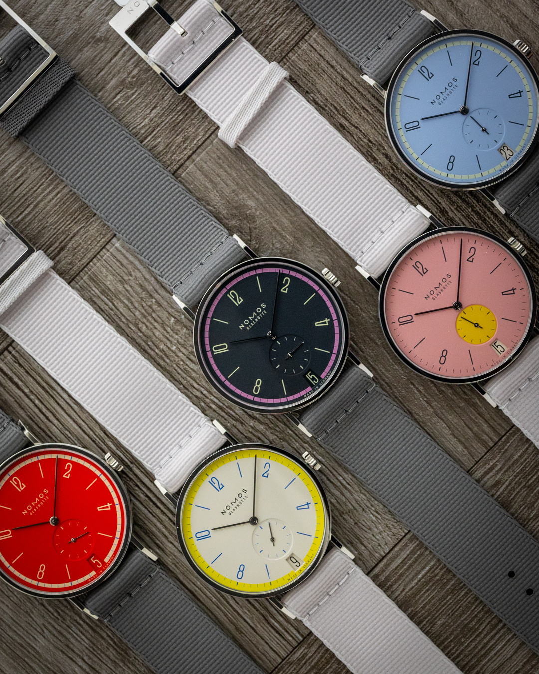 NOMOS TANGENTE 38 LIMITED EDITION COLORS