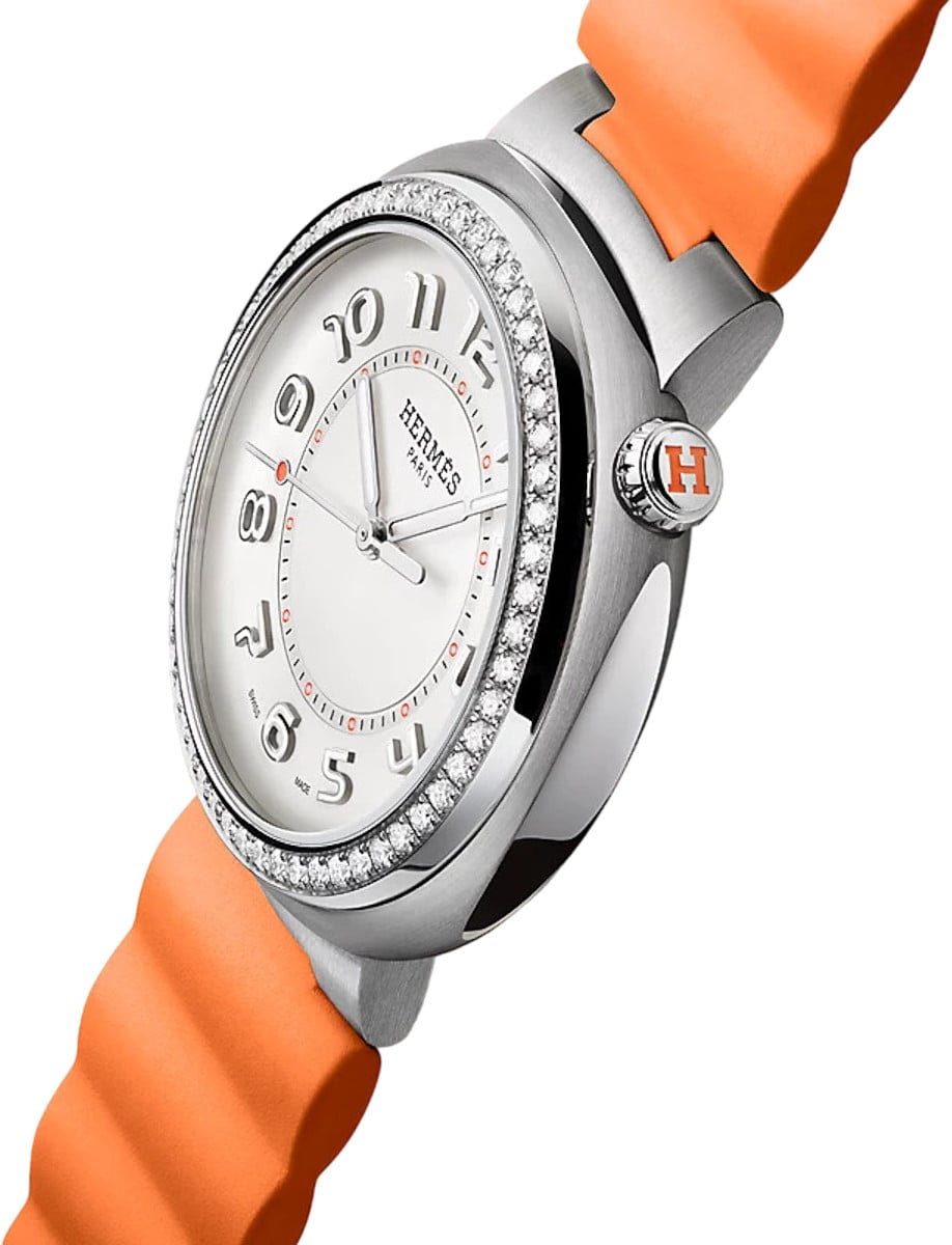 Hermès Cut Watch W403225WW00 bezel